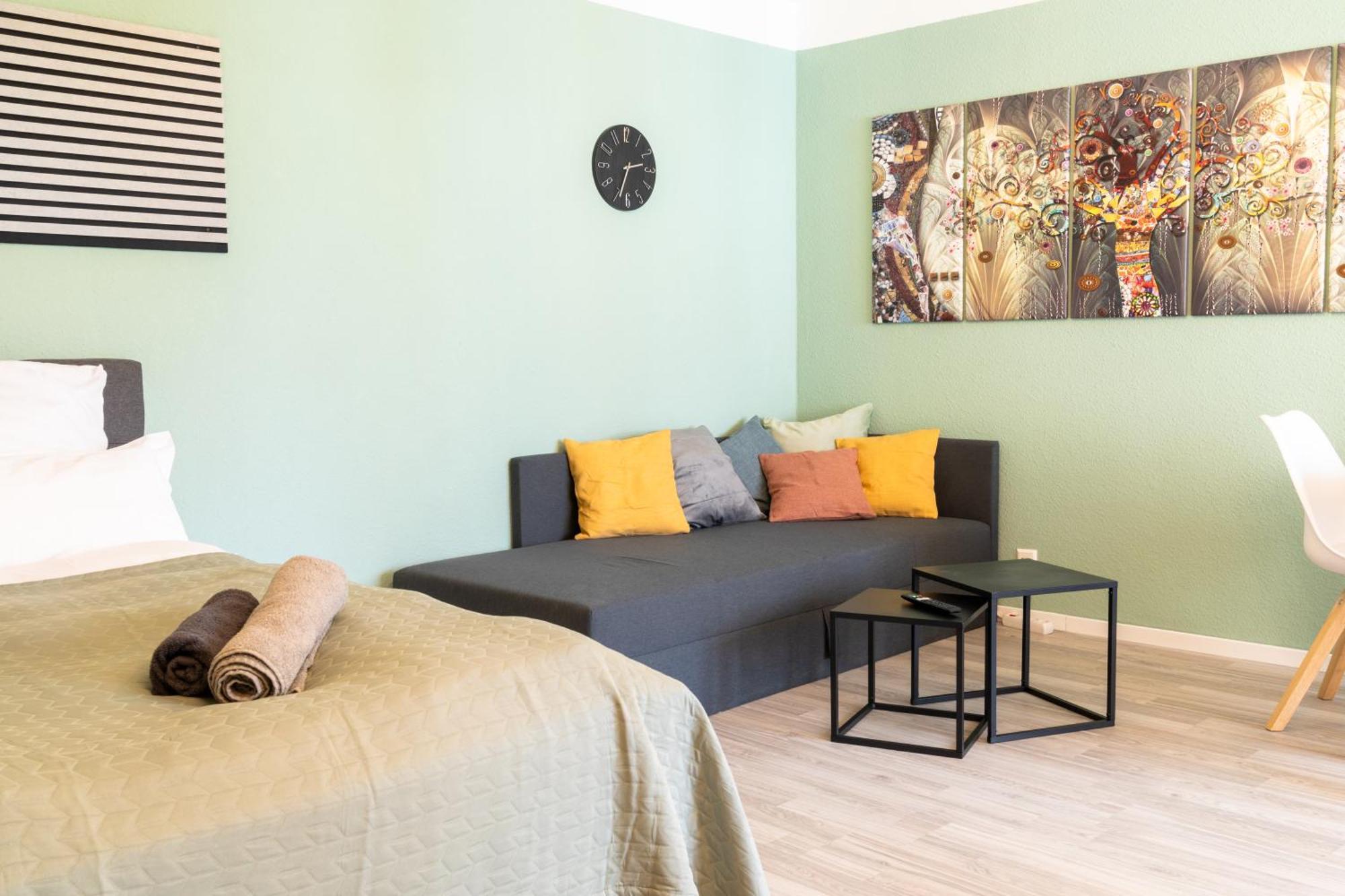 Home Shanti - Studio, Suedvorstadt, Balkon, Tv Lipcse Kültér fotó